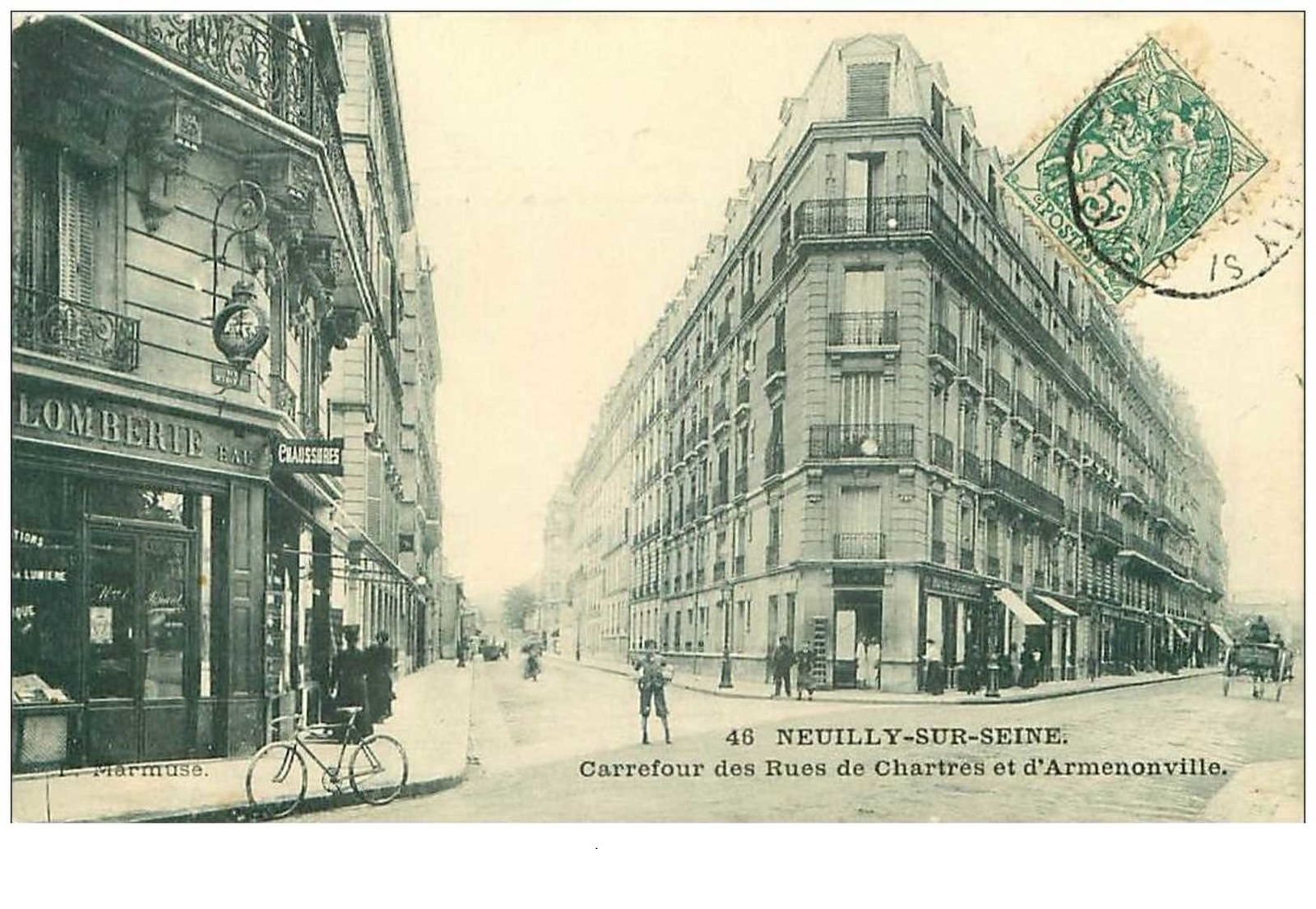 92.NEUILLY.n°15028.CARREFOUR Des Siu De Chartres Und D'Armenonvile.chaussures