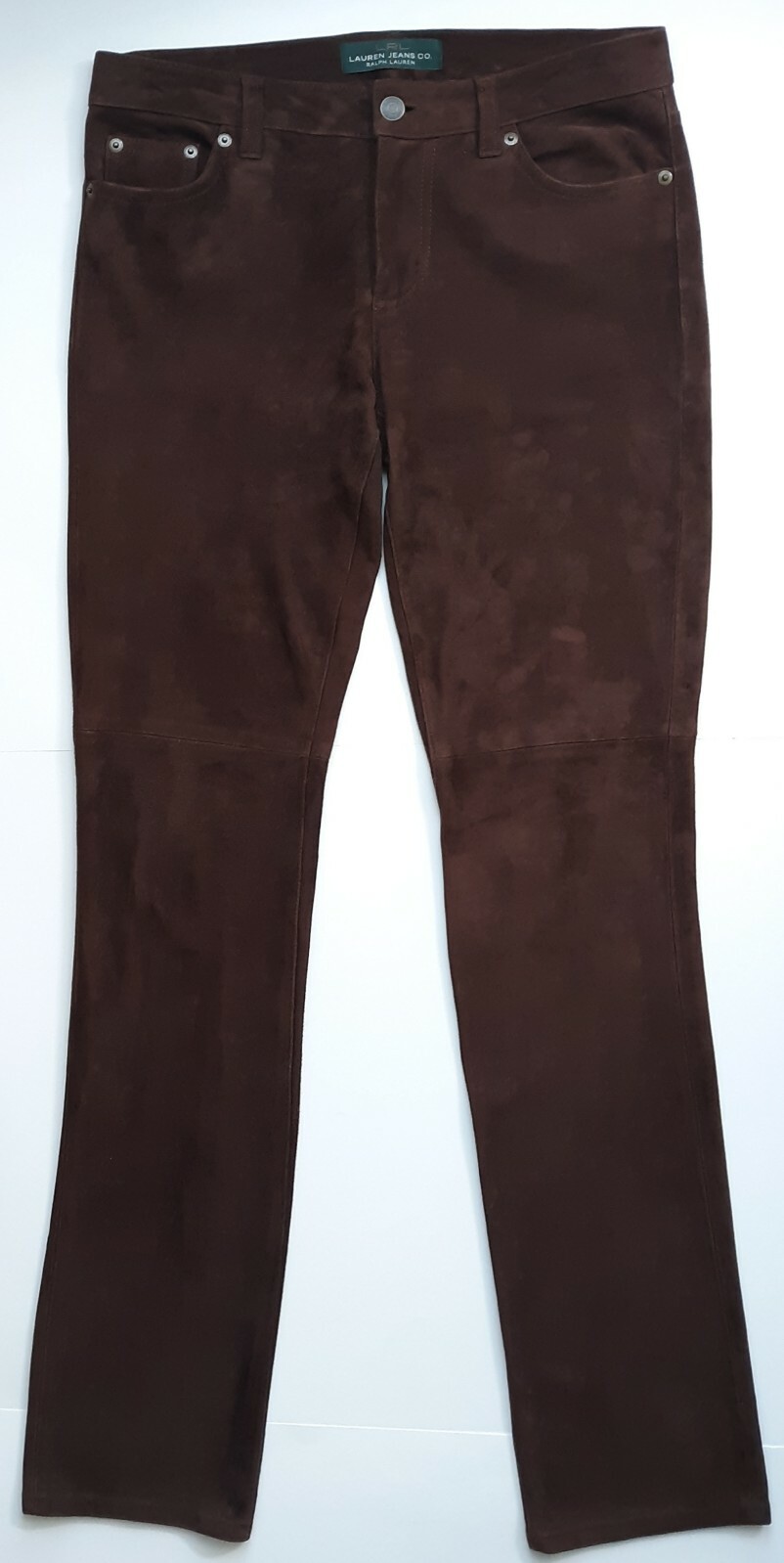 Lauren Ralph Lauren Brown Leather Pants Size US 2 Gem