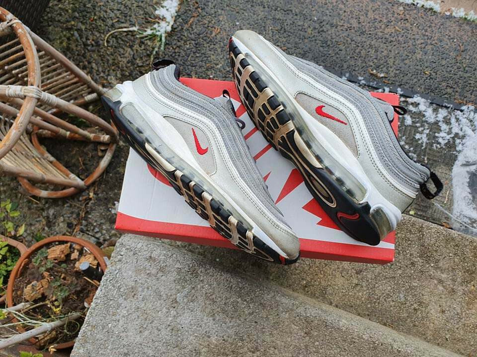AIR MAX 97 SILVER BULLET 2017 UK6/US7/EUR40/CM25.5  RARE image 5
