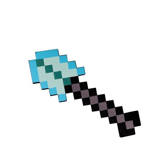Blue Diamond Soft Toys Minecraft Axe Shovel Boys For Children Fans Birthday Gift - Picture 6 of 11