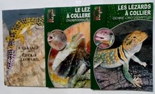 Lot : Gecko Léopard. Lézards à collerette. collier. Philippe Gérard. Hörenberg..