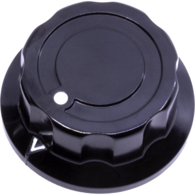 Knob, Phenolic, set screw, Fairchild Style, Skirted, Size: Extra Large (49 mm)