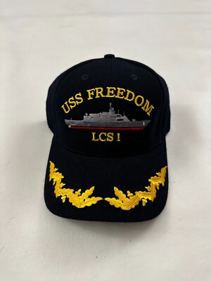 The Corps USS Freedom LCS 1 Blue Baseball Cap Hat One Size