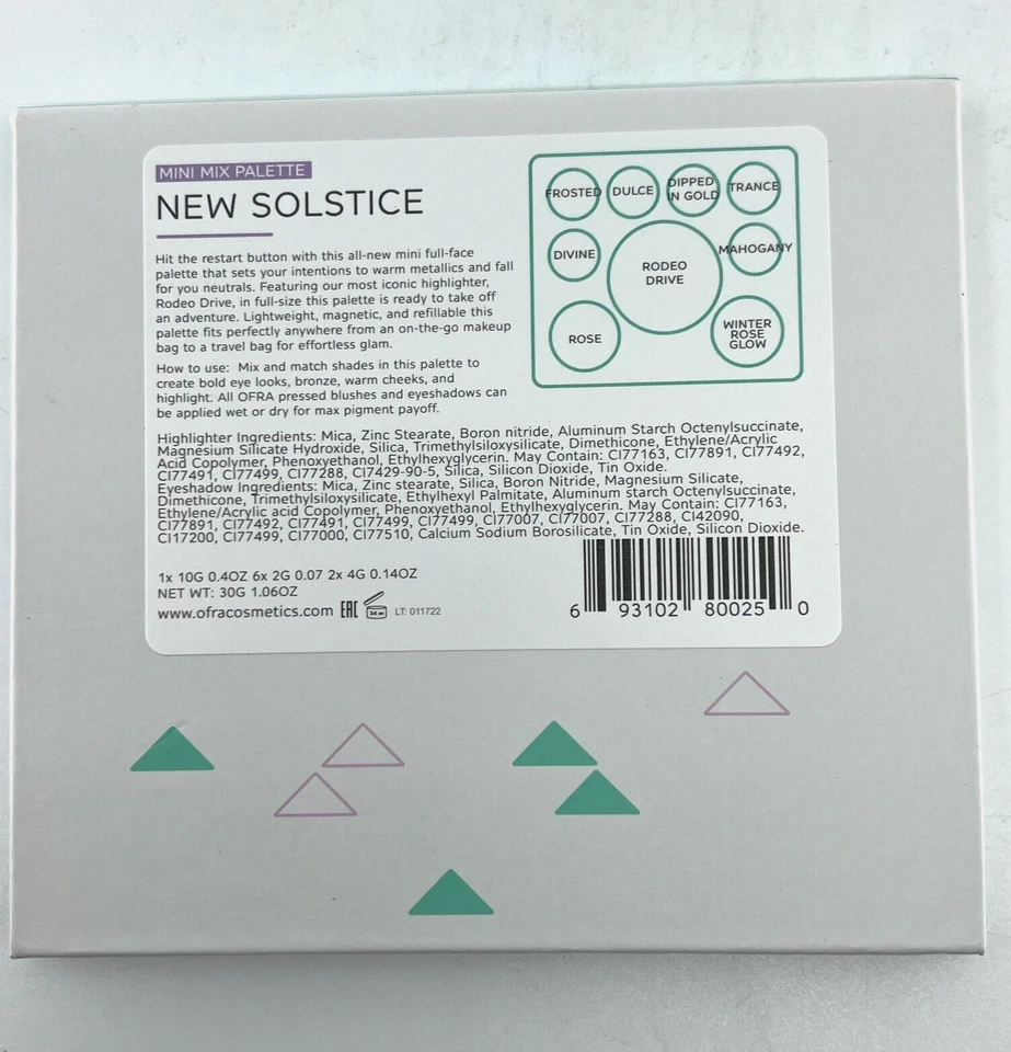 OFRA Mini Mix Face Makeup Palette – NEW SOLSTICE [DAMAGED] - Image 3 of 3