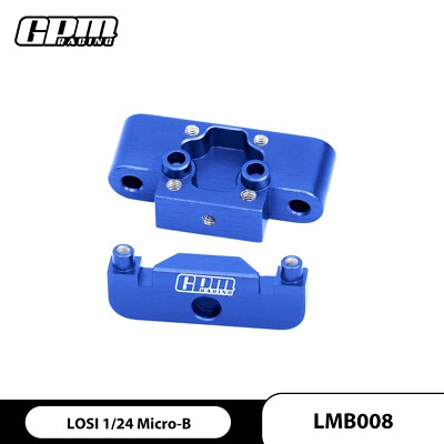Losi Micro-B / Micro-T Aluminum Front Bulkhead Upgrade - 7075 Alloy, Purple (Replaces LOS-1770) - View #9