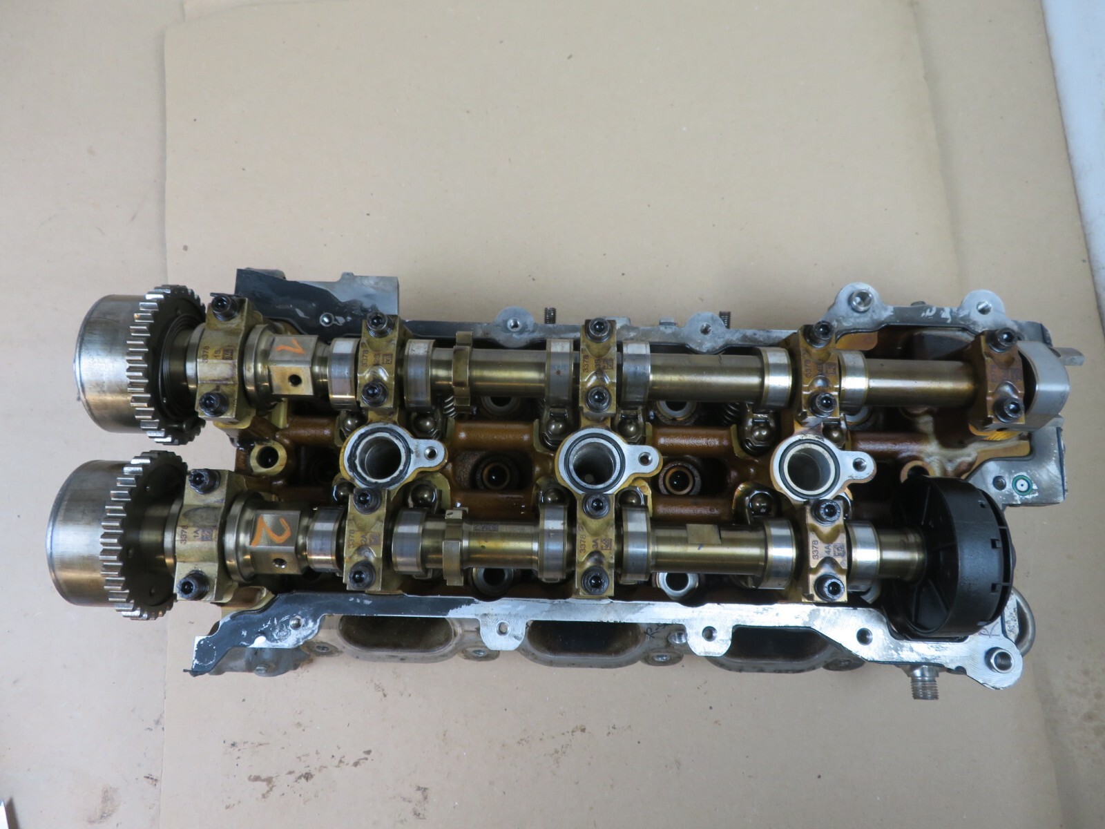 2014-2017 MASERATI GHIBLI SQ4 3.0L ENGINE MOTOR RIGHT SIDE HEAD CYLINDER 47K OEM