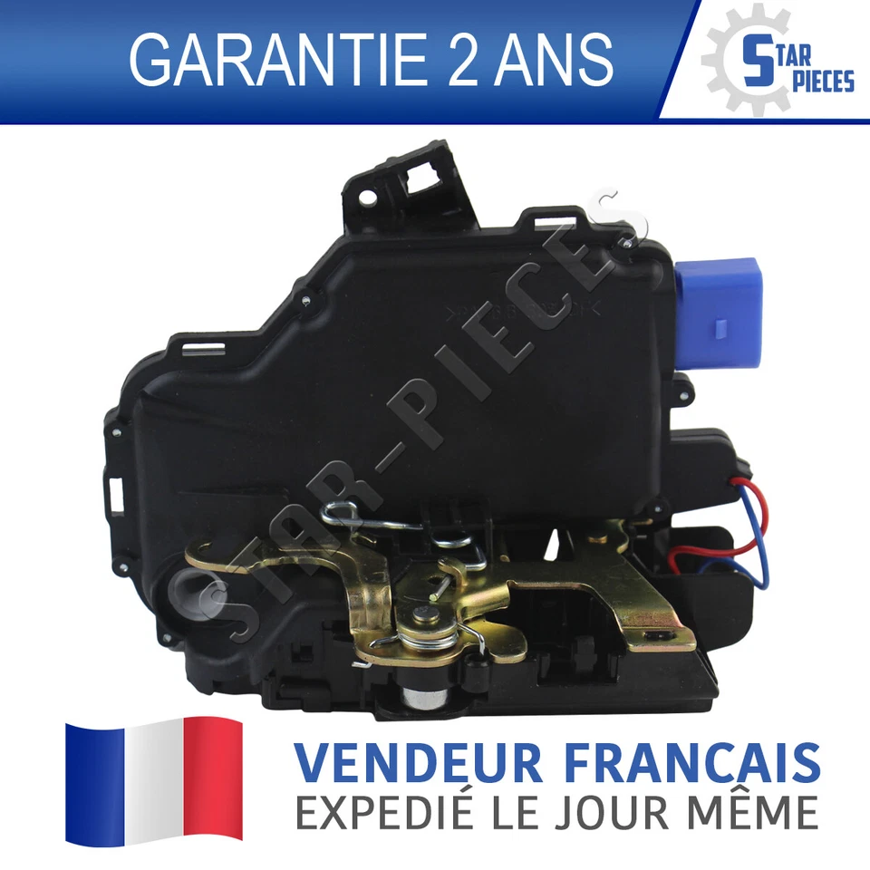 MOTEUR DE CENTRALISATION SERRURE PORTE AVANT DROIT VW POLO 9N TRANSPORTER T5 - Photo 2/4