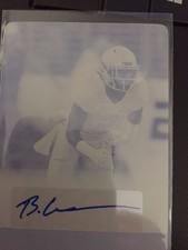 2016 Leaf Ultimate Draft Magenta Plate Autograph Bralon Addison