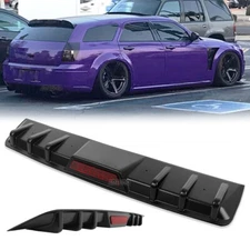 Rear Bumper Diffuser Shark Fins Splitter Spoiler For Dodge Magnum R/T SXT SRT8