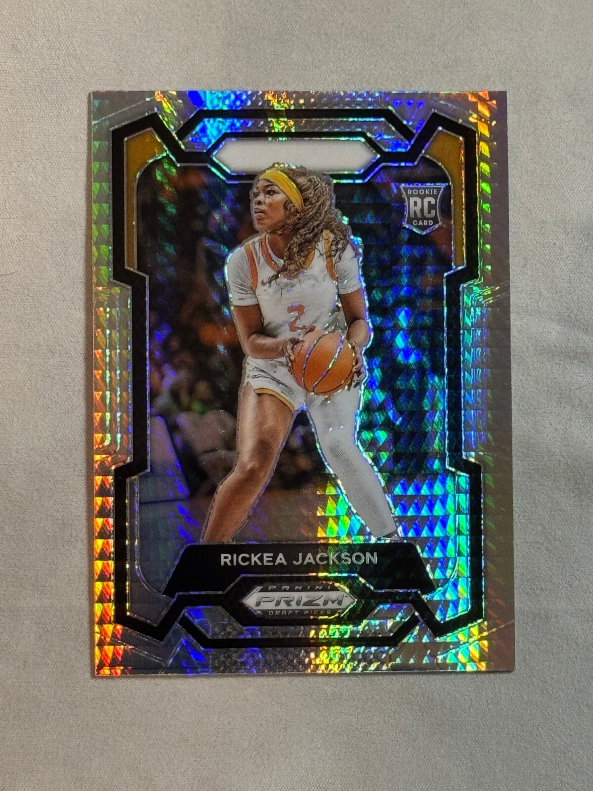 2024 Panini Prizm Draft Picks Hyper Rickea Jackson Rookie RC #44 Tennessee