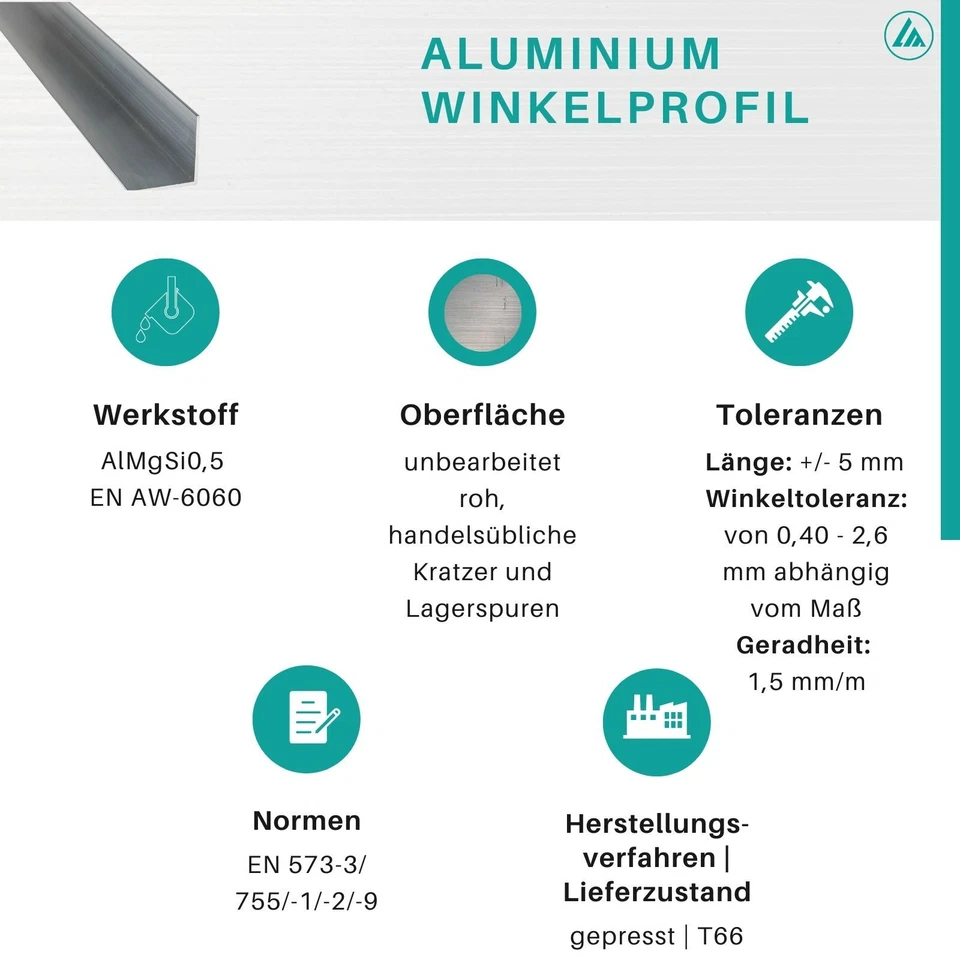 Profilo Angolare In Alluminio 1,5-2 M Protezione Angolare In Alluminio - Immagine 2 di 4