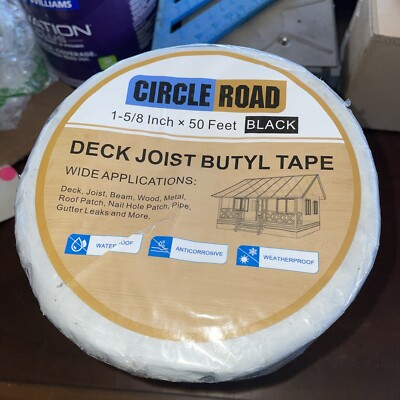 6 -rolls  Joist Tape for Decking Butyl Flashing Tape 1-5/8  x 50  Decking Joist
