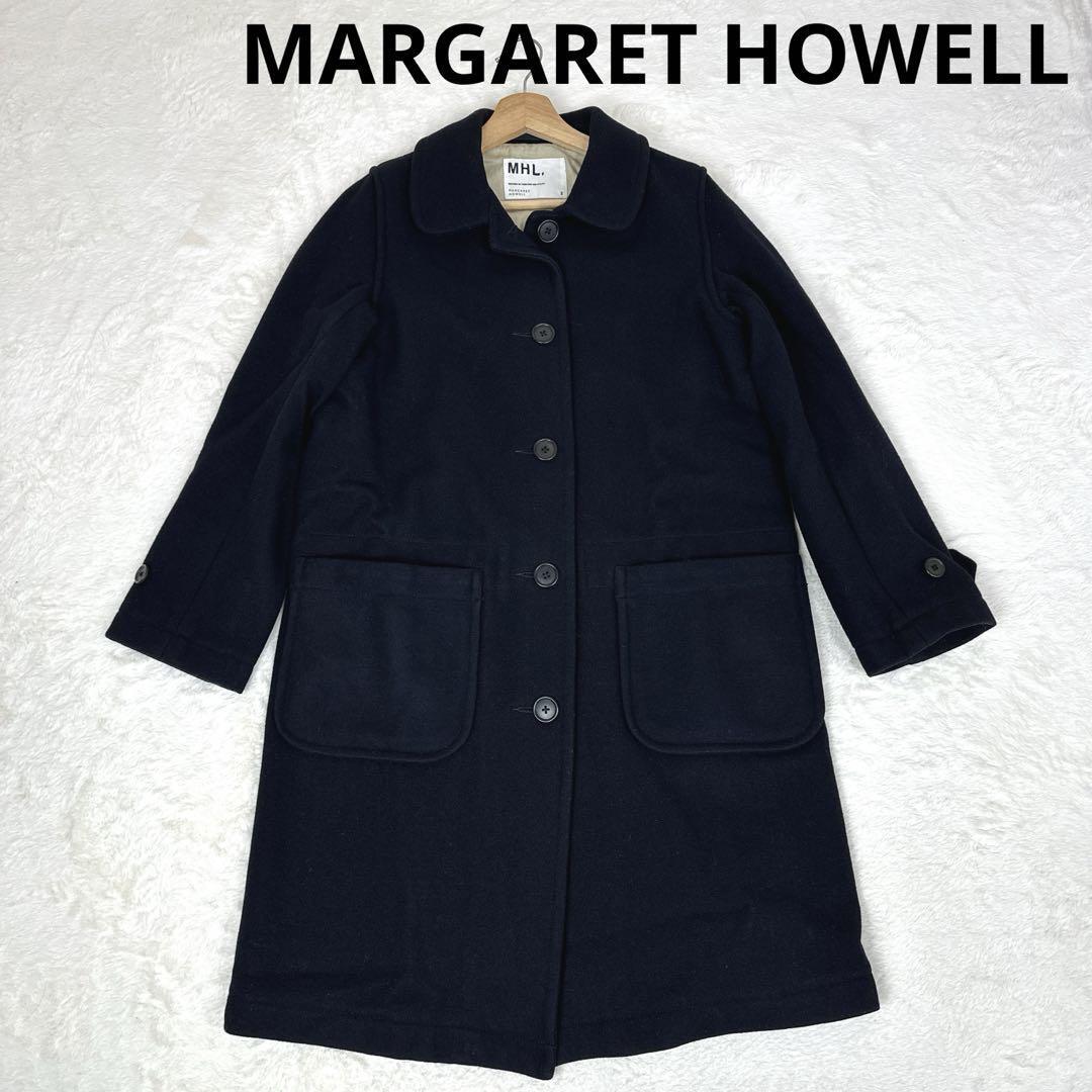 Women's Black Margaret Howell MHL Long Coat, Size M, Nylon Women's Black Margaret Howell MHL Long Coat, Size M, Nylon