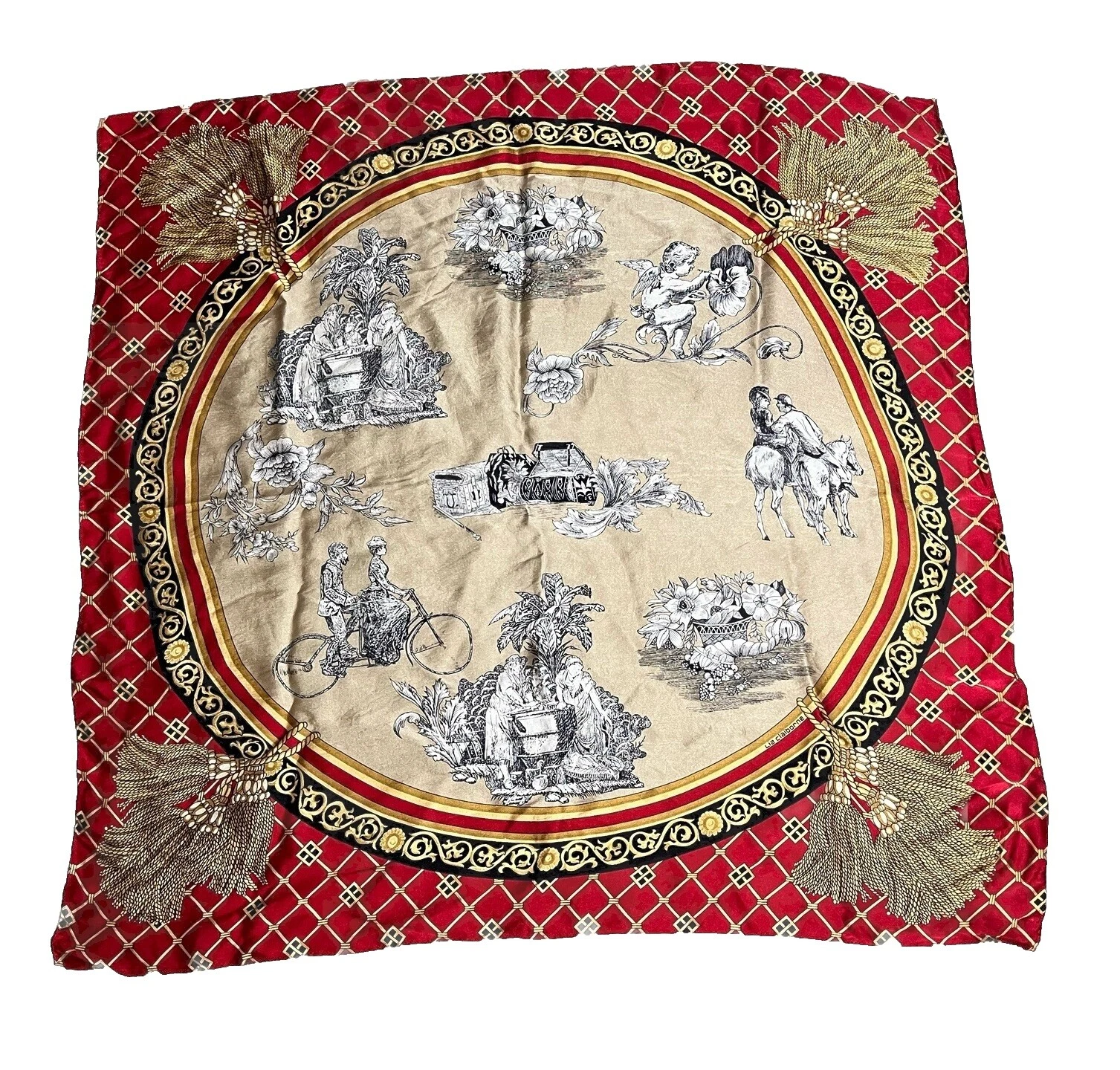 Seda Liz Claiborne Bufandas y estolas geométrica para Mujeres