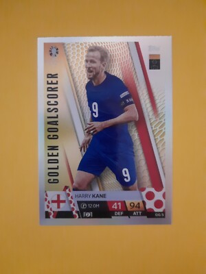 Topps Match Attax Euro 2024 Harry Kane # GOLDEN GOALSCORER