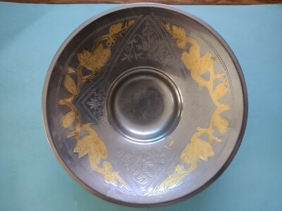 Deloux Decorative Bowl  24K Gold Plated