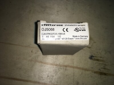 IFM electronic, efector200, OJ5068 photoelectric sensors, ADI-1187