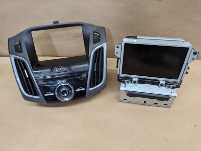 14 15 FORD FOCUS SONY SYNC 2 GPS NAVIGATION RADIO BEZEL DM5T-14F239-AP CARPLAY 