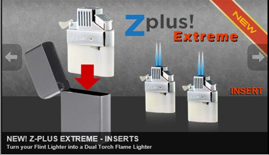 Z-PLUS 2.0 EXTREME Butane Torch Twin Flame Insert for petrol