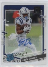 2023 Panini Clearly Donruss Auto Josh Downs #71 Auto 16wc