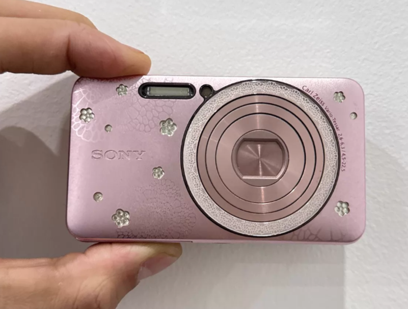 ジュエリーデザイン✩SONY Cyber-shot DSC-W570D Sony Cyber shot DSC-W570D Rare! Rhinestone Pink Digital Camera