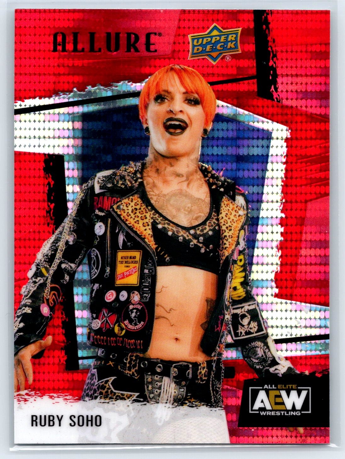 2022 Upper Deck Allure AEW Ruby Soho Red Rainbow Parallel #74