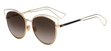 Dior DIOR SIDERAL 2 GOLD/BROWN SHADED 56/17/145 women Sunglasses