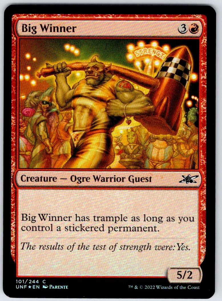 Big Winner 101 Common Unfinity Magic: The Gathering Foil Near Mint