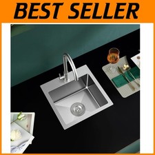 18" Stainless Steel Drop-In Kitchen Sink 