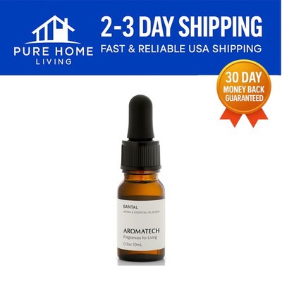 Pure Santal Essential Oil Blend for Diffusers - Amber, Cedar & Sandalwood, 10 mL
