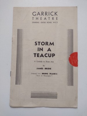 1930s Storm In A Teacup - Roger Livesey Ivy Des Voeux Anne Wilson Maire O'neill