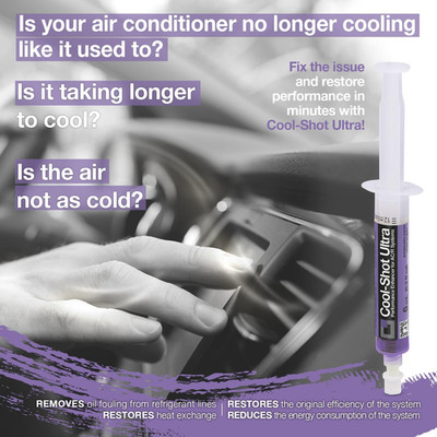 ERRECOM Cool-Shot Ultra, A/C Performance Enhancer Additiv zur Wiederherstellung der Ori...