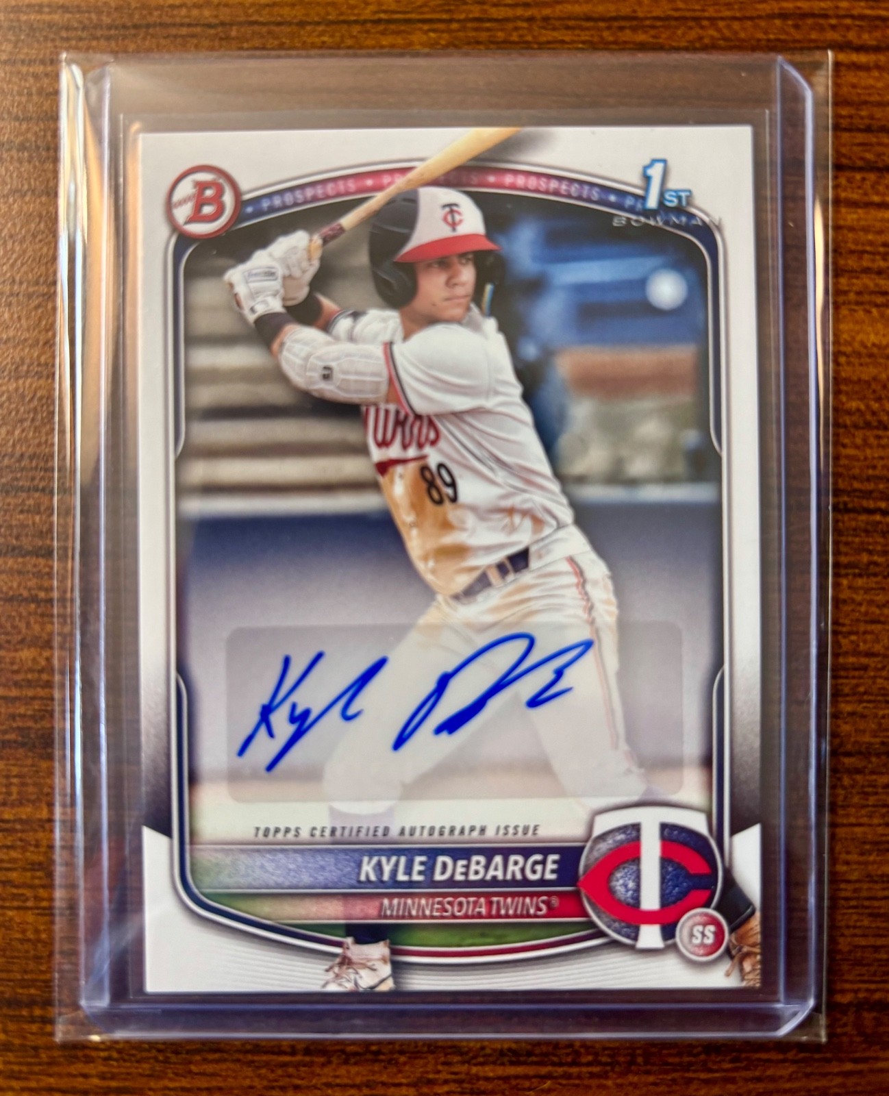 ⚾2025 Bowman #BPA-KD Kyle DeBarge 1st Bowman Paper Base Auto - Twins⚾
