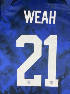 Nike Jersey Timothy Weah #21 Soccer Jersey Team USA Mens Medium