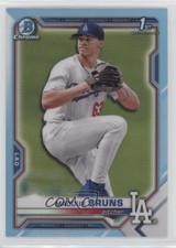 2021 Bowman Draft Chrome Sky Blue Refractor Maddux Bruns #BDC-126 uk2