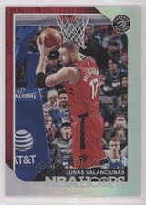 2018-19 Panini NBA Hoops Silver 185/199 Jonas Valanciunas #26 v1x