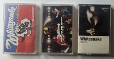 Whitesnake Lot Of 3 Cassette Tapes