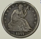 1877-S 50c Seated Liberty Half Dollar ** HE4788
