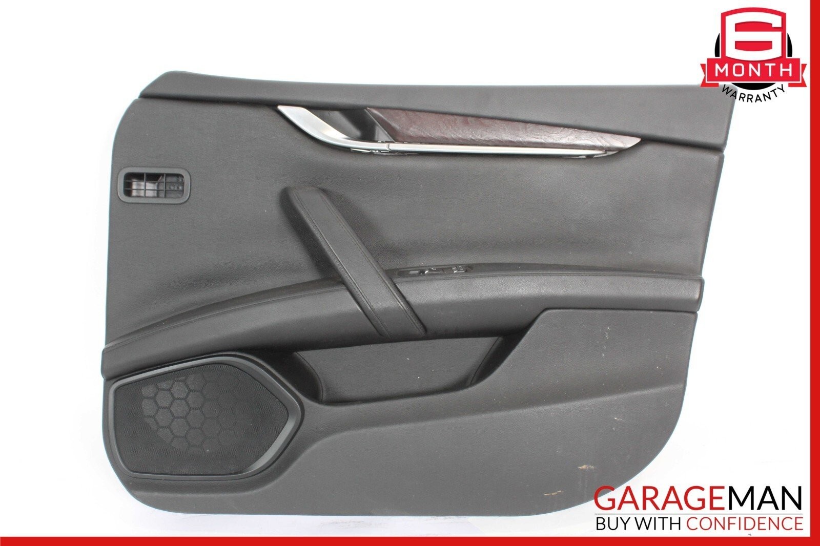14-17 Maserati Ghibli Front Right Passenger Side Interior Door Panel Cover Black