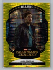 2022 Upper Deck Allure Marvel Chris Pratt as Star-Lord Yellow Taxi #29 11809