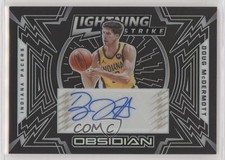 2020 Panini Obsidian Lightning Strike Signatures 77/99 Doug McDermott Auto 8em