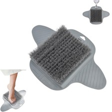 Shower Foot Scrubber Mat, Lazy Foot Scrubbing Brush with Nonslip Suction Cups...