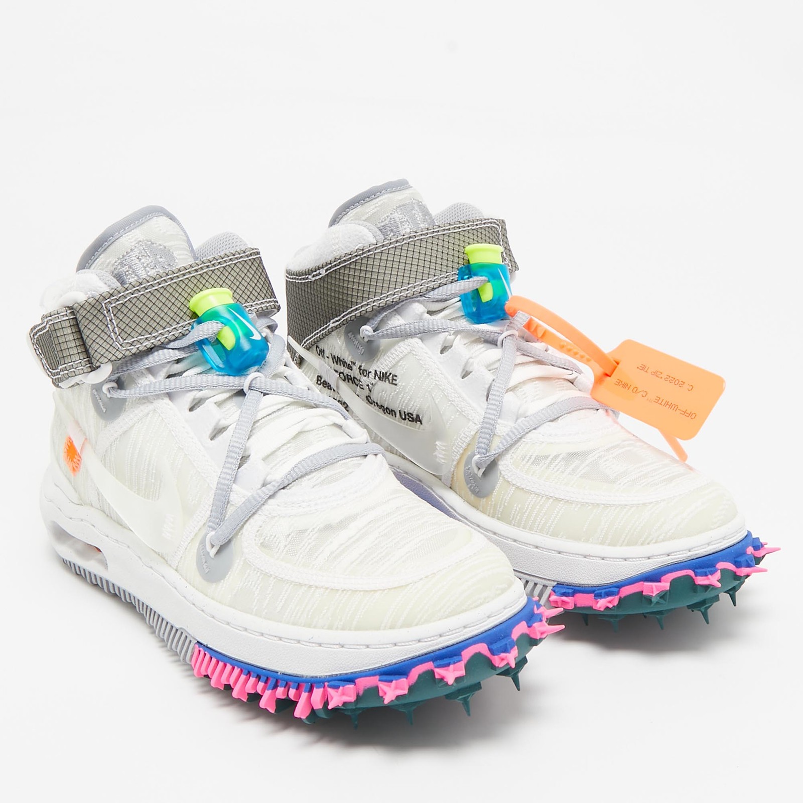 Sneakers Off White x Nike bianche a rete Air Force 1 Mid taglia 36 5