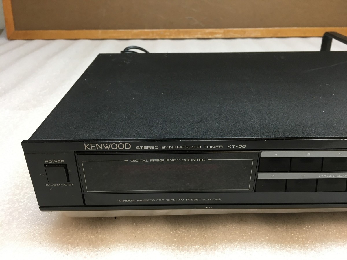Kenwood Kt-56 KT56 Am-fm Synthesized Stereo Tuner Works Perfectly