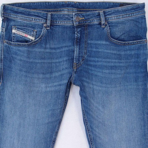 DIESEL SLEENKER-X-SP 082AX Homme Jean W31/L32 Gris Slim Étroit Coton Extensible EUR 83,27 - FR