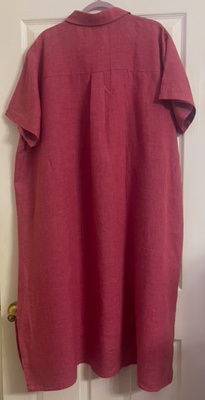eileen fisher classic collar shirt dress Eileen Fisher Classic Collar Midi Dress