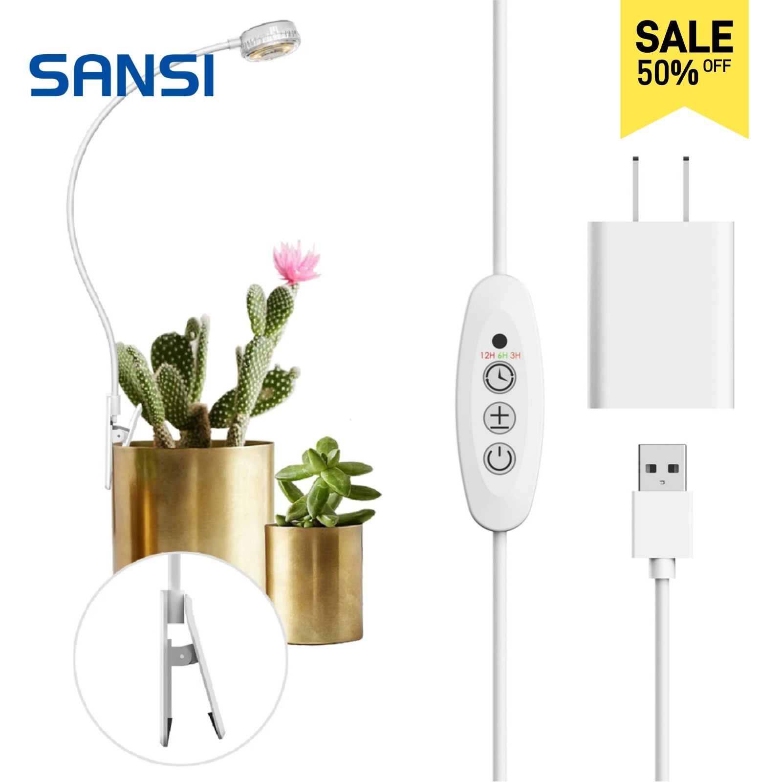 Plant Growing Lamp Full Spectrum Indoor Plants With Timer