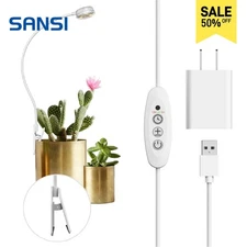 SANSI LED Grow Light Plant Growing Lamp Full Spectrum Indoor Plants with Timer