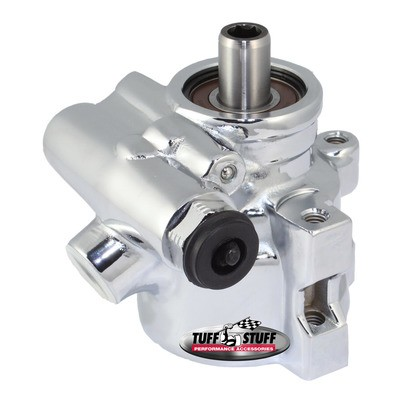 #ad #ad TUFF STUFF Type II Power Steering Pump Chrome GM Pressure 6175ALD 1 $207.64