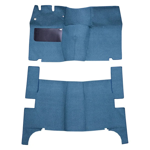 For Ford Customline 55-56 Carpet Essex Replacement Cut & Sewn Silver Complete